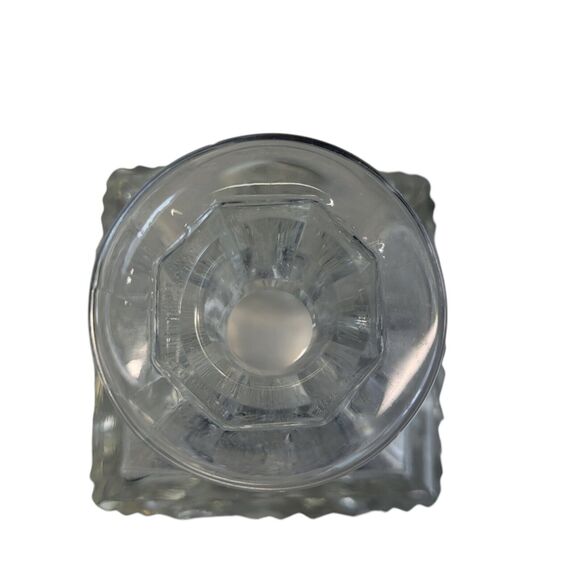 Vintage Leaded Crystal Decanters‎ With Golf Ball Stopper 6.5" x 2" Set Of 2 - Picture 9 of 11